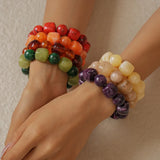Multicolour Acrylic Beaded Bracelet