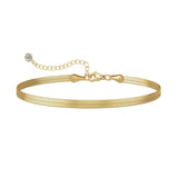 14K Gold-Plated Stackable Bracelet Set (3-Piece)