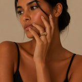 Minimalist Punk Stripe Ring