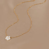 Dainty Gold Flower Jewelry Set