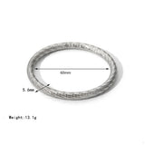 18K Gold-Plated Hollow Cuff Bracelet