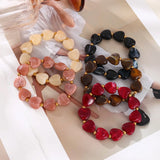 Multicolour Heart Resin Beaded Bracelet