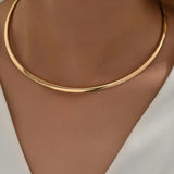 Open Round Collar Choker