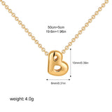 Mini Bubble Initial Necklace