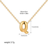 Mini Bubble Initial Necklace