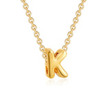 Mini Bubble Initial Necklace