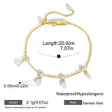 Teardrop Zircon Crystal Bangle