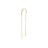 Sterling Silver Chain Drop Earrings