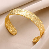 Gold Cuff Bangle Bracelet