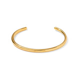 18K Gold-Plated Hollow Cuff Bracelet