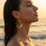 Rainbow Hoop Earrings