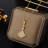 Crystal Cluster Pendant Necklace