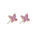 Enamel Flower Stud Earrings