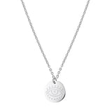 Celestial Coin Pendant Necklace