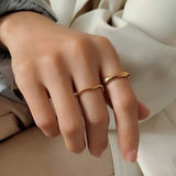 Ripple Stackable Band Ring