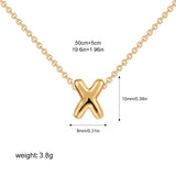 Petite Bubble Initial Charm Necklace