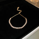 Crystal Wave Bangle Bracelet