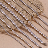 Cubic Zircon Tennis Chain Bracelet