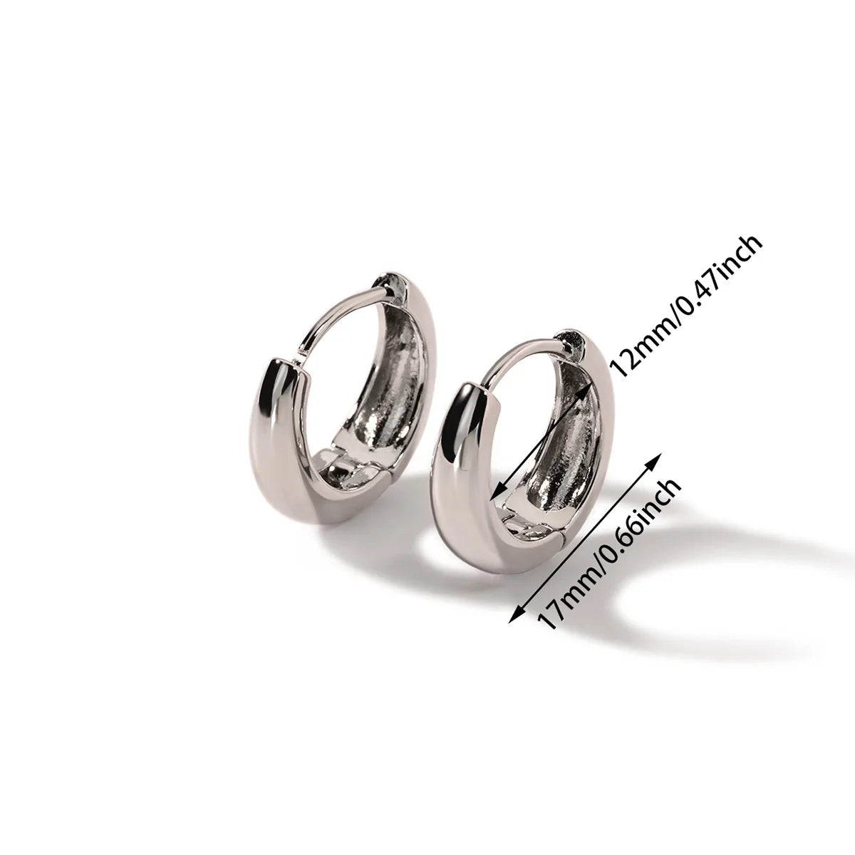 Classic Hoop Earrings for Women Girls Gold Color Chunky Stainless Steel Earrings 2025 Trend New in Minimalist Ear Jewelry aretes