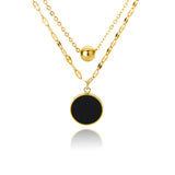 Opal Oval Pendant Necklace