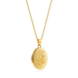 Celestial Photo Locket Necklace