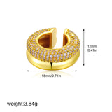 Zircon Double Layer C-Shape Ear Clip
