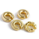 Luna C-Shape Clip Earrings