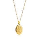 Celestial Photo Locket Necklace