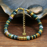 Mixed Gemstone Handmade Chain Bracelet