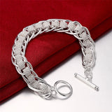 Sterling Silver Solid Chain Bracelet