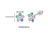 Screw-Back Stud Earring Set