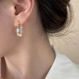 Pearl Drop Pendant Earrings