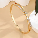 Crystal Pavé Bangle Bracelet