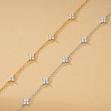 Lucky Clover Crystal Bracelet