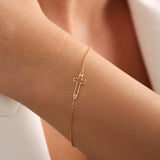 Cross Chain Bracelet