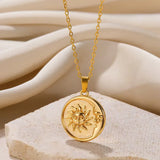 Sunflower Pendant Necklace