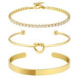 Zira Stack Bracelet Set (3-Piece)