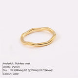 Gold Stackable Thumb Ring