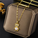 Crystal Cluster Pendant Necklace