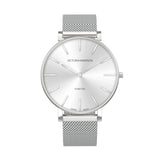 Silver Sunburst Watch