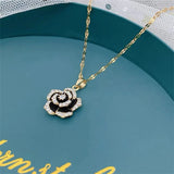 Crystal Cluster Pendant Necklace