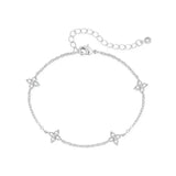 Dainty CZ Necklace & Bracelet Set