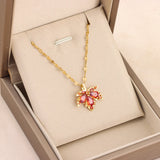 Maple Leaf Pendant Necklace