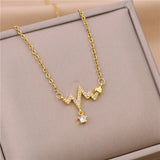 Crystal Cluster Pendant Necklace
