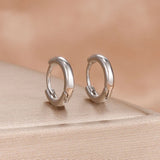 Aurora Double Circle Huggies