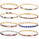 The Rainbow Lumi Tennis Bracelet Collection