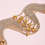 Initial Letter Zircon Bangle