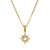 Sunflower Pendant Necklace