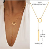 Grace Y-Drop Lariat Necklace