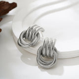 Twisted Knot Stud Earrings